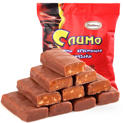 俄罗斯原装进口巧克力红皮糖独立包装 一公斤 16.