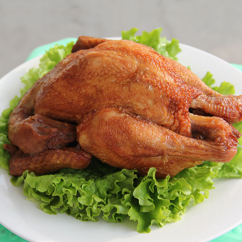 正宗德州脱骨扒鸡烧鸡500g,券后15元包邮