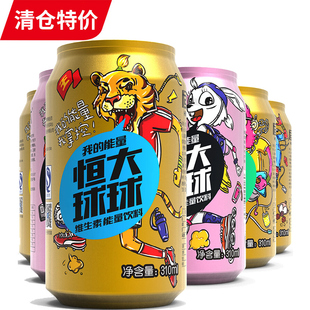 【恒大球球】能量飲料整箱秒殺310ml*6罐維生素健身運動體質能量