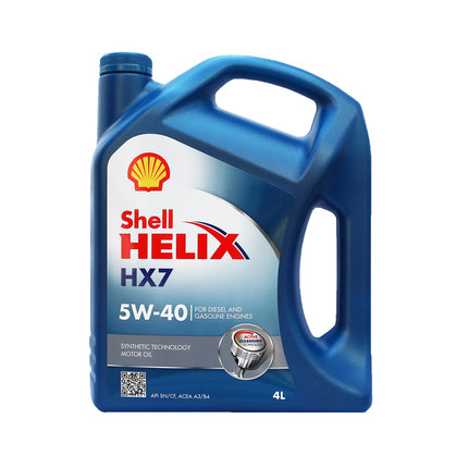 大白菜 0点开始,Shell 壳牌 德国进口 蓝喜力 Helix HX7 5W 40 润滑油 4L 3件 134.19元含税包邮44.73元 瓶 苏宁易购优惠 白菜哦 