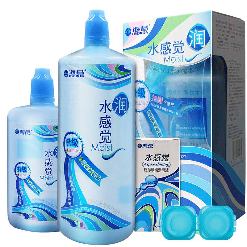 hydron 海昌 水感觉润护理液 润滑液套装(500ml 120ml 15ml$35包邮